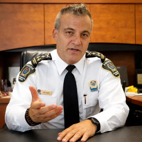Portrait de Fady Dagher, Directeur du SPVM