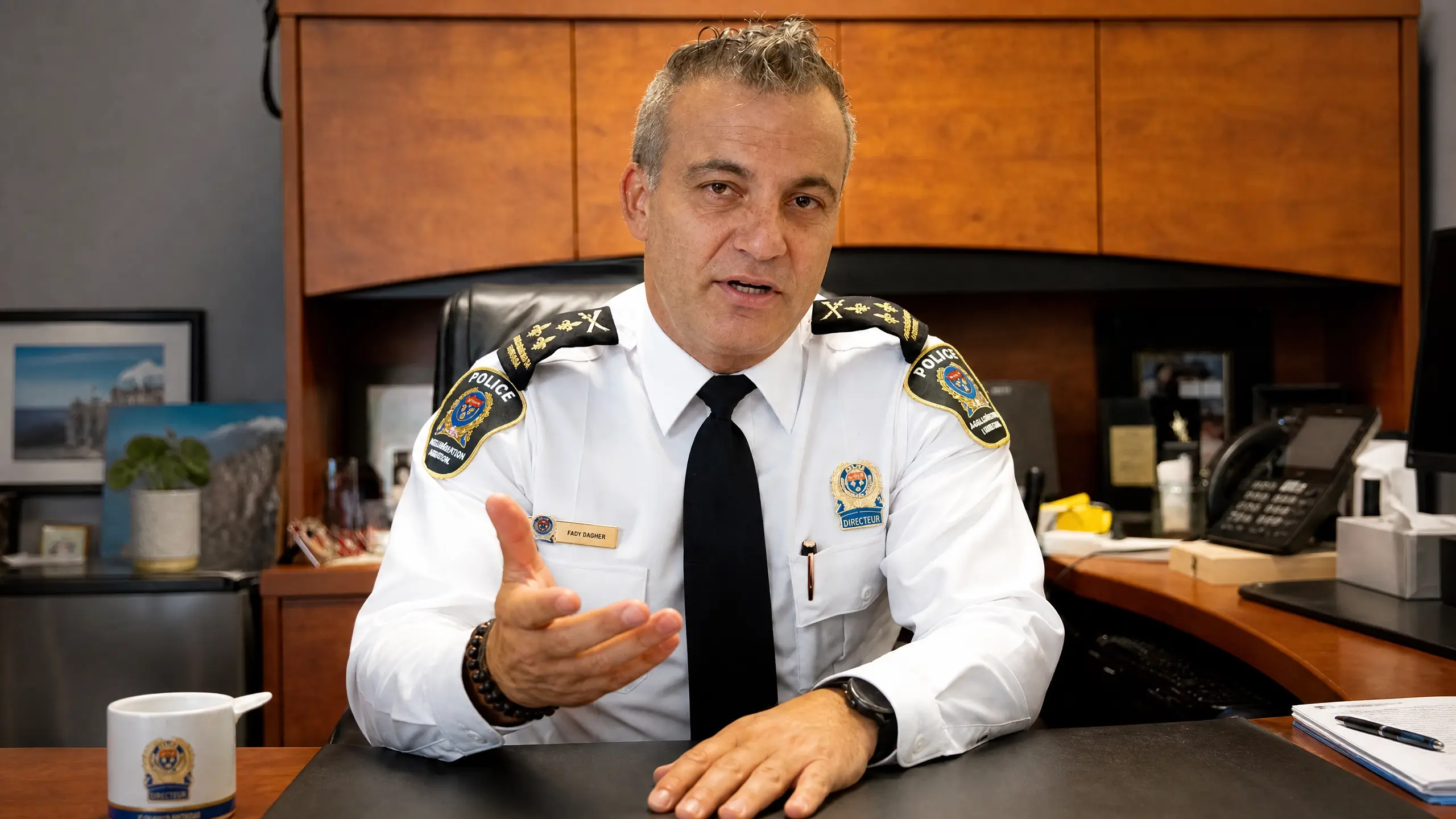 Portrait de Fady Dagher, Directeur du SPVM