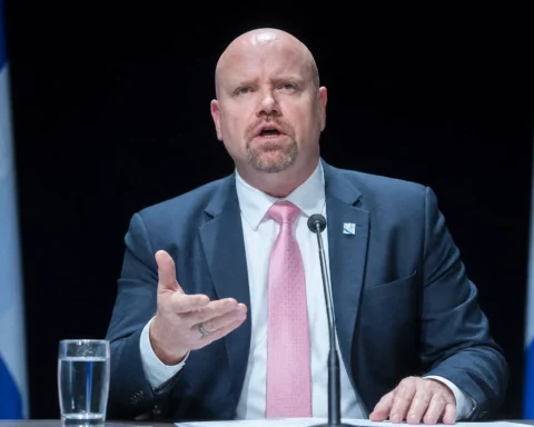 Portrait de Ian lafrenière ministre de la sécurité publique