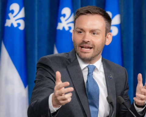 Portrait de Paul St-Pierre Plamondon chef PQ